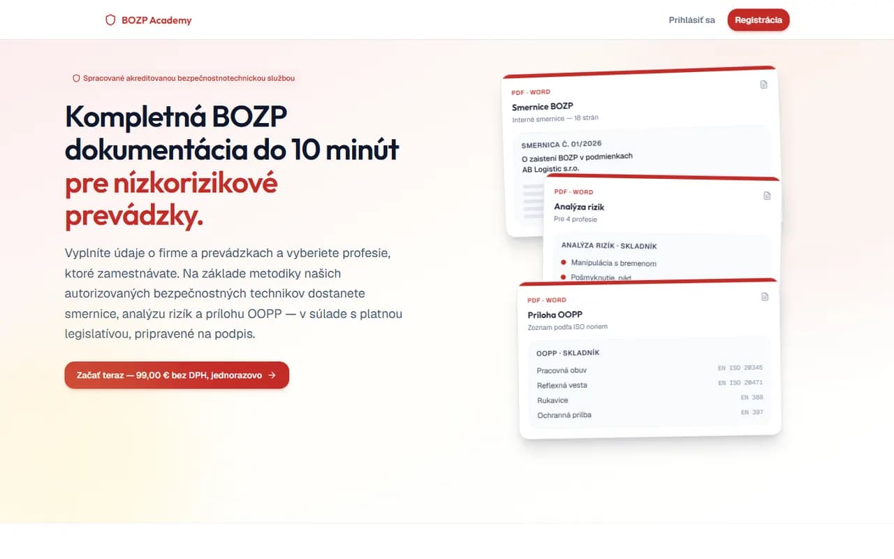 BOZP Academy